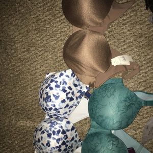 Cacique satin bras size 42-D